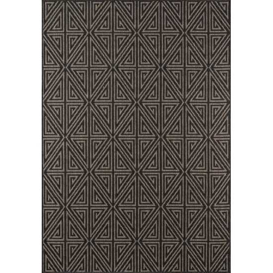 Rug, Momeni, Baja, BAJ-4, Charcoal, 2'3" X 7'6" Runner, 26753