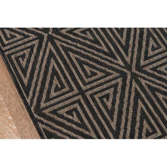 Rug, Momeni, Baja, BAJ-4, Charcoal, 5'3" X 7'6", 26796