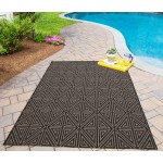 Rug, Momeni, Baja, BAJ-4, Charcoal, 5'3" X 7'6", 26796