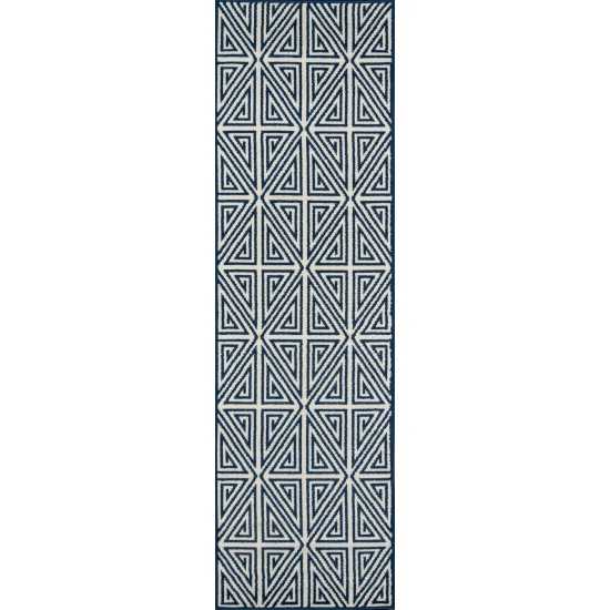 Rug, Momeni, Baja, BAJ-4, Navy, 2'3" X 7'6" Runner, 23810