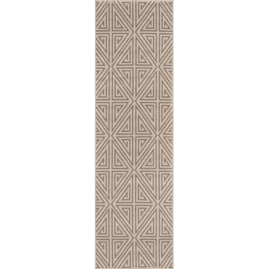 Rug, Momeni, Baja, BAJ-4, Taupe, 6'7" X 9'6", 26815