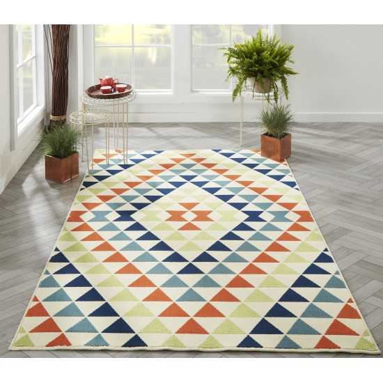 Rug, Momeni, Baja, BAJ-5, Multi, 3'11" X 5'7", 24059