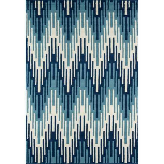 Rug, Momeni, Baja, BAJ-6, Blue, 2'3" X 7'6" Runner, 23813