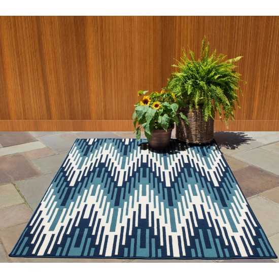 Rug, Momeni, Baja, BAJ-6, Blue, 3'11" X 5'7", 24060