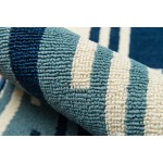 Rug, Momeni, Baja, BAJ-6, Blue, 5'3" X 7'6", 23838