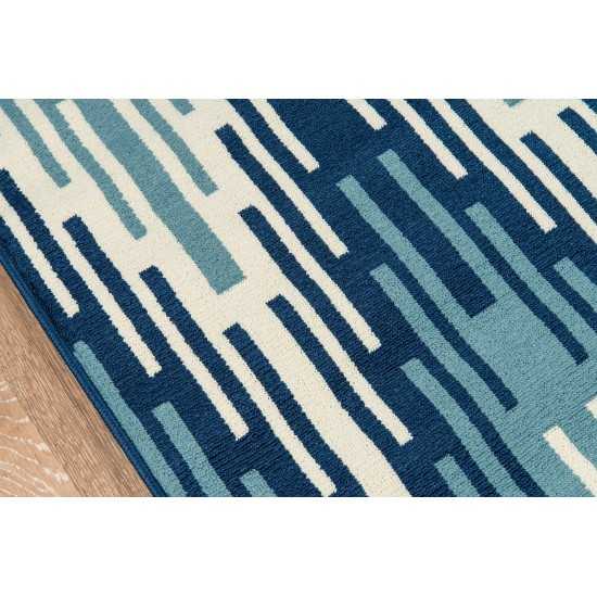 Rug, Momeni, Baja, BAJ-6, Blue, 7'10" X 10'10", 23889