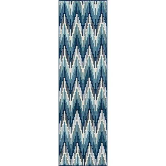 Rug, Momeni, Baja, BAJ-6, Blue, 7'10" X 10'10", 23889