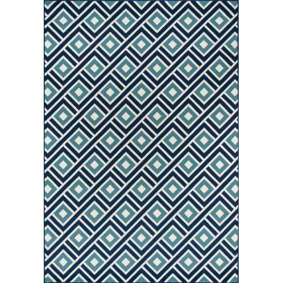 Rug, Momeni, Baja, BAJ-7, Blue, 1'8" X 3'7", 24015