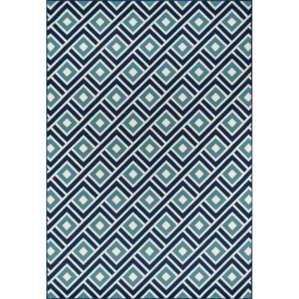 Rug, Momeni, Baja, BAJ-7, Blue, 2'3" X 7'6" Runner, 23817