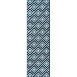 Rug, Momeni, Baja, BAJ-7, Blue, 2'3" X 7'6" Runner, 23817