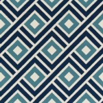 Rug, Momeni, Baja, BAJ-7, Blue, 2'3" X 7'6" Runner, 23817