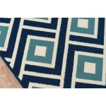 Rug, Momeni, Baja, BAJ-7, Blue, 7'10" X 10'10", 23888