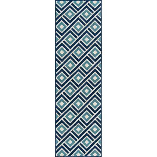 Rug, Momeni, Baja, BAJ-7, Blue, 7'10" X 10'10", 23888
