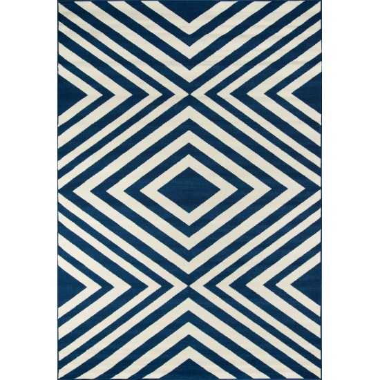 Rug, Momeni, Baja, BAJ-8, Navy, 6'7" X 9'6", 24088