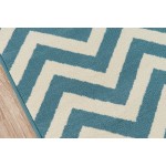 Rug, Momeni, Baja, BAJ-9, Blue, 2'3" X 7'6" Runner, 24176