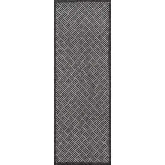 Rug, Momeni, Como, COM-4, Charcoal, 2' X 10' Runner, 44324