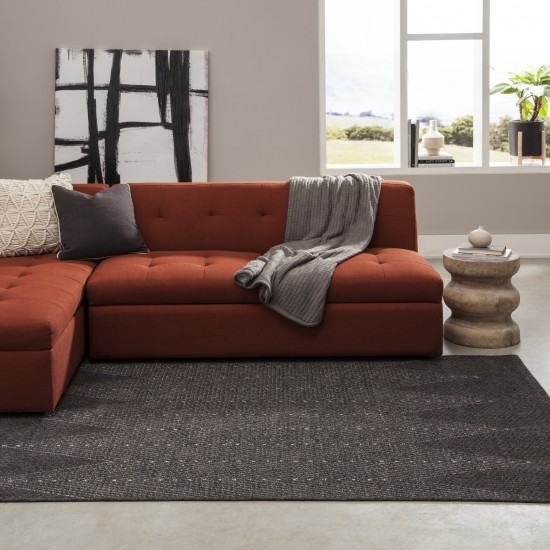 Rug, Momeni, Como, COM-5, Charcoal, 3'11" X 5'7", 38539