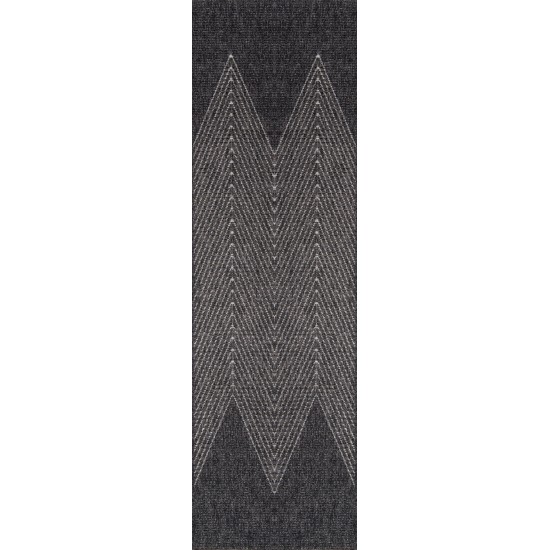 Rug, Momeni, Como, COM-5, Charcoal, 5' X 7'6", 38551