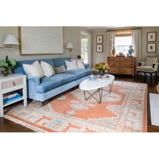 Rug, Erin Gates, Concord, CRD-1, Rust, 5'6" X 8'6", 44173