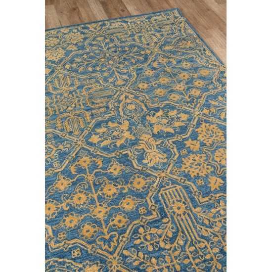 Rug, Momeni, Cosette, COS-1, Blue, 2'3" X 8' Runner, 37389