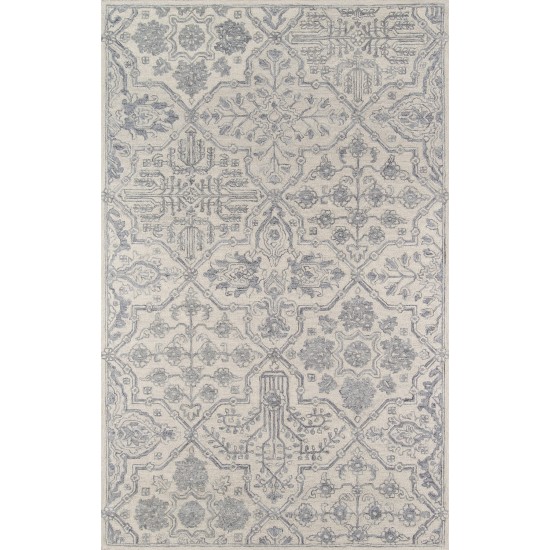 Rug, Momeni, Cosette, COS-1, Grey, 2' X 3', 37384