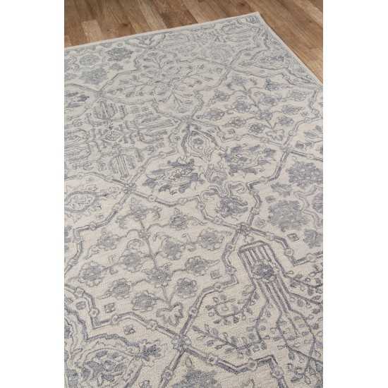 Rug, Momeni, Cosette, COS-1, Grey, 2' X 3', 37384