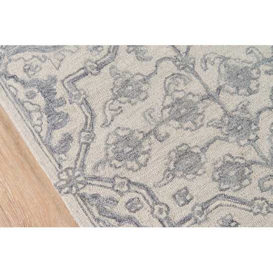 Rug, Momeni, Cosette, COS-1, Grey, 2'3" X 8' Runner, 37392