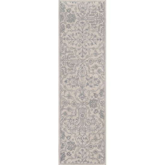 Rug, Momeni, Cosette, COS-1, Grey, 3'6" X 5'6", 37399