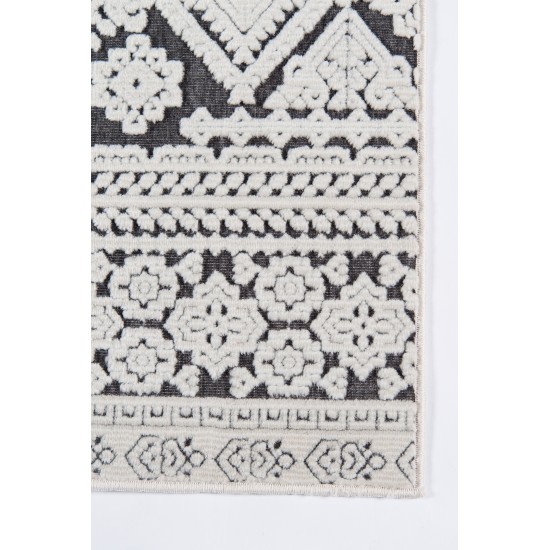Rug, Momeni, Covington, COV-1, Charcoal, 2'3" X 7'6" Runner, 45316