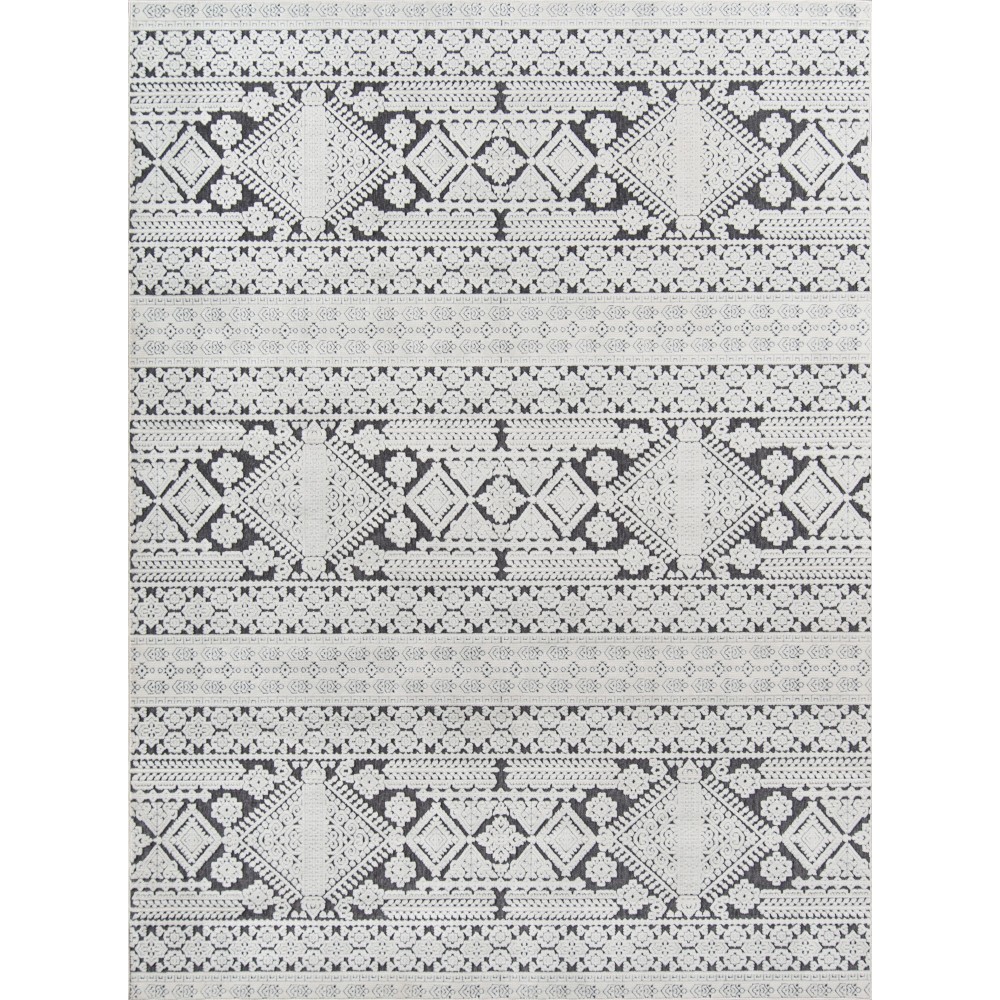 Rug, Momeni, Covington, COV-1, Charcoal, 5'3" X 7'6", 45327 Rug, Momeni, Covington, COV-1, Charcoal, 5'3" X 7'6", 45327