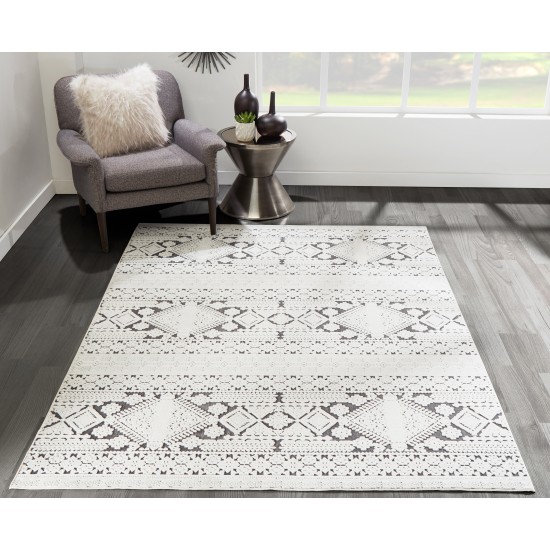 Rug, Momeni, Covington, COV-1, Charcoal, 5'3" X 7'6", 45327