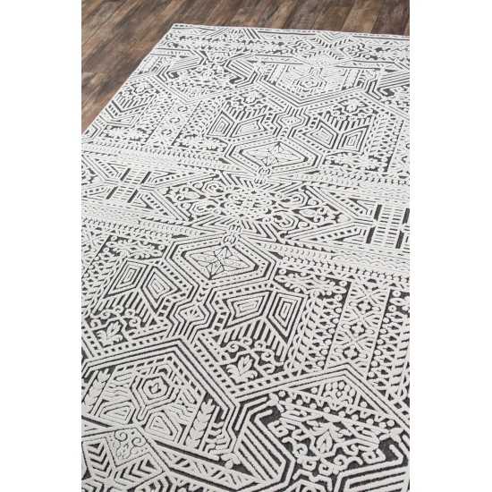 Rug, Momeni, Covington, COV-4, Charcoal, 2'3" X 7'6" Runner, 45314