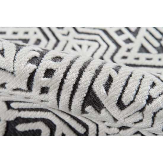 Rug, Momeni, Covington, COV-4, Charcoal, 5'3" X 7'6", 45326