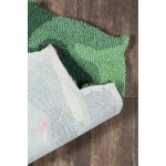 Rug, Novogratz, Cucina, CNA11, Green, 3' X 3' Round, 43445