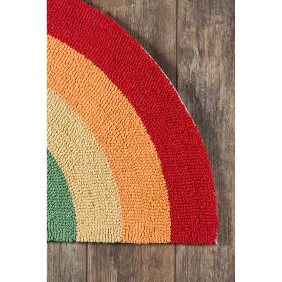 Rug, Novogratz, Cucina, CNA12, Multi, 1'5" X 2'10" Half Moon, 43718