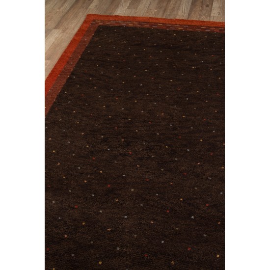 Rug, Momeni, Desert Gabbeh, DG-01, Brown, 2'6" X 8' Runner, 10350