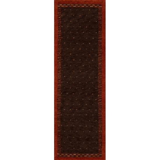 Rug, Momeni, Desert Gabbeh, DG-01, Brown, 7'6" X 9'6", 10330