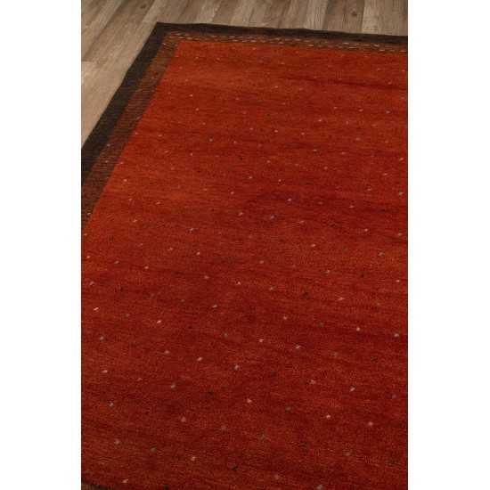 Rug, Momeni, Desert Gabbeh, DG-01, Paprika, 2'6" X 8' Runner, 10352