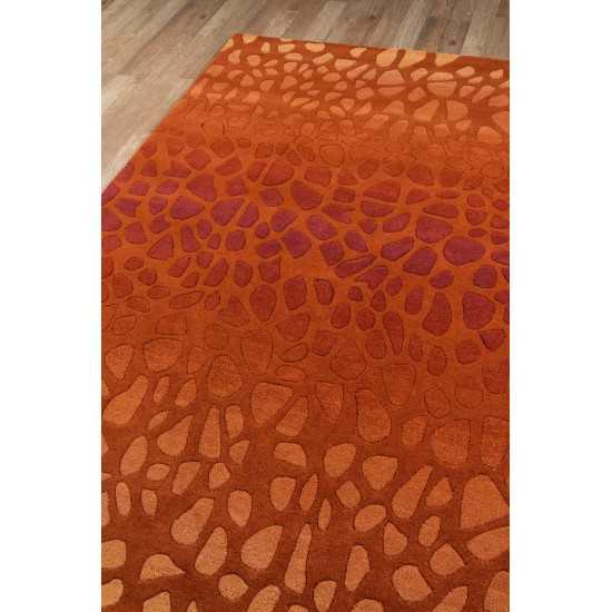 Rug, Momeni, Delhi, DL-33, Paprika, 2'3" X 8' Runner, 20158