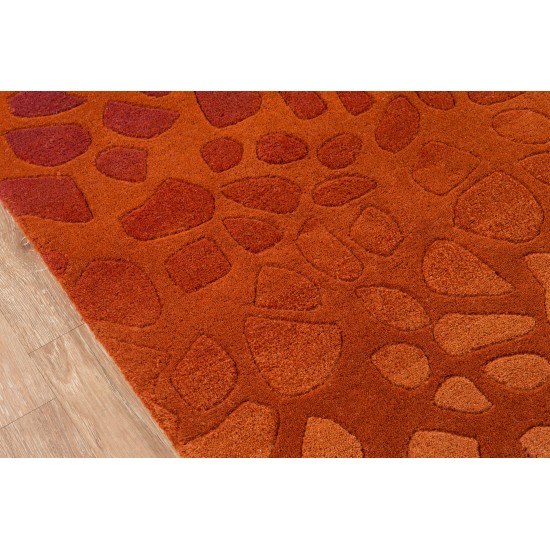 Rug, Momeni, Delhi, DL-33, Paprika, 2'3" X 8' Runner, 20158