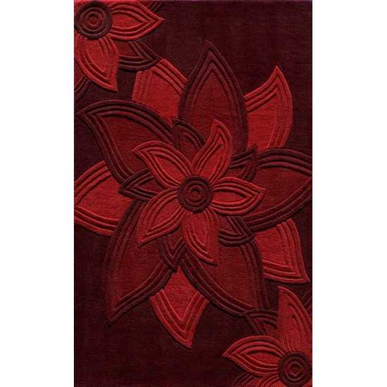 Rug, Momeni, Delhi, DL-40, Red, 2'3" X 8' Runner, 20414