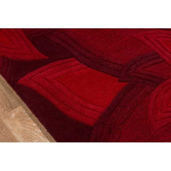 Rug, Momeni, Delhi, DL-40, Red, 3'6" X 5'6", 20425