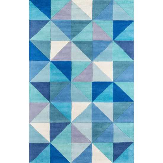 Rug, Momeni, Delhi, DL-44, Blue, 2'3" X 8' Runner, 23569