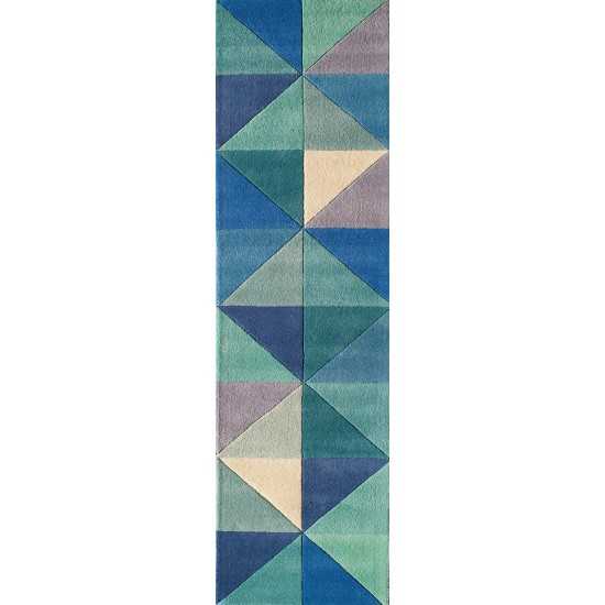 Rug, Momeni, Delhi, DL-44, Blue, 3'6" X 5'6", 23573