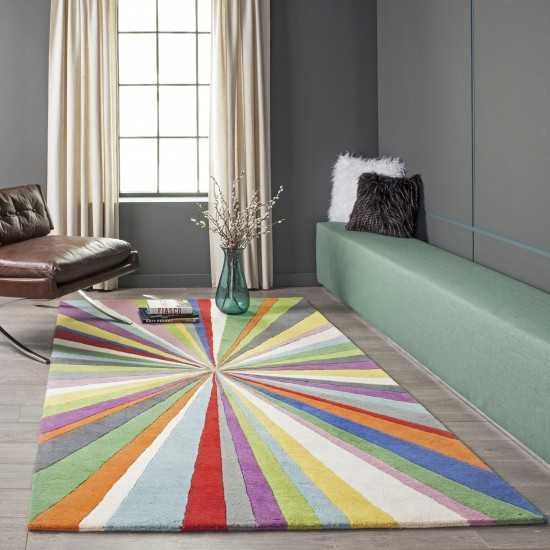 Rug, Momeni, Delhi, DL-62, Multi, 3'6" X 5'6", 26969