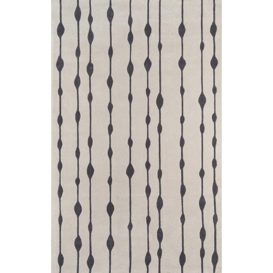 Rug, Momeni, Delhi, DL-64, Grey, 3'6" X 5'6", 27926