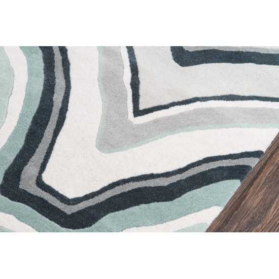 Rug, Novogratz, Delmar, DEL10, Blue, 2'3" X 8' Runner, 36556