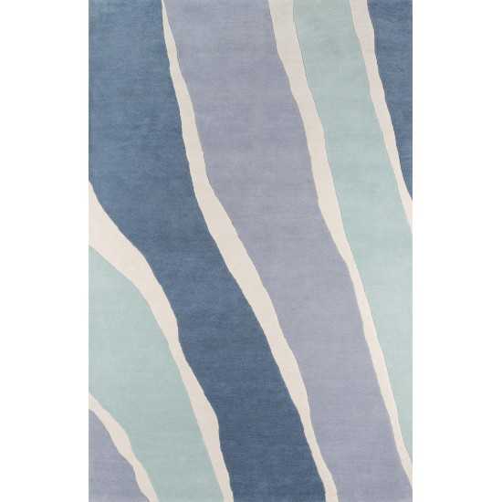 Rug, Novogratz, Delmar, DEL-4, Blue, 3'6" X 5'6", 36407