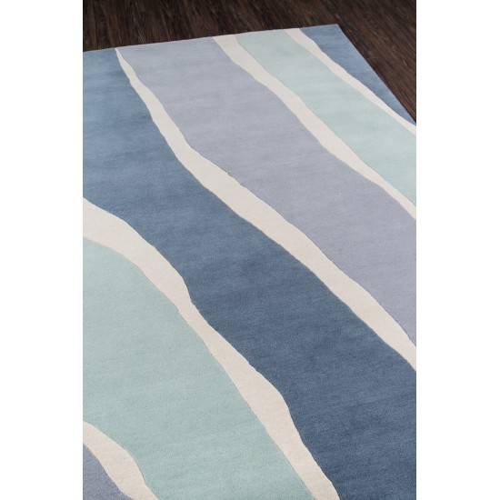 Rug, Novogratz, Delmar, DEL-4, Blue, 3'6" X 5'6", 36407