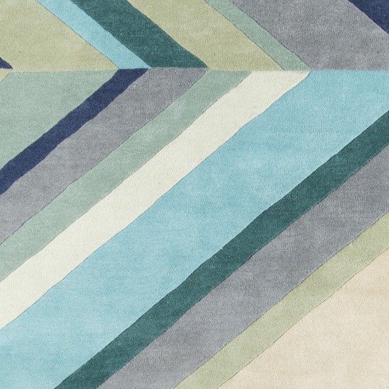 Rug, Novogratz, Delmar, DEL-5, Blue, 2'3" X 8' Runner, 36396